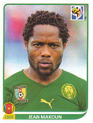 Jean Makoun Cameroon samolepka Panini World Cup 2010 #402
